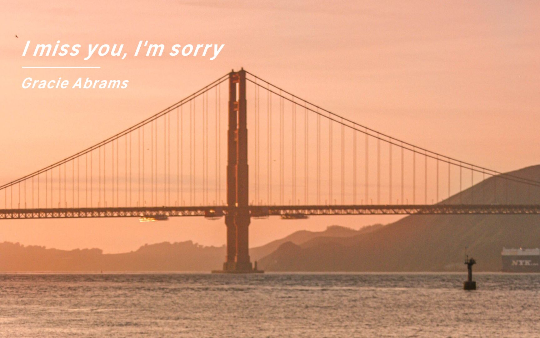 “刷到这首歌的都是什么仙品”《I miss you, I'm sorry》