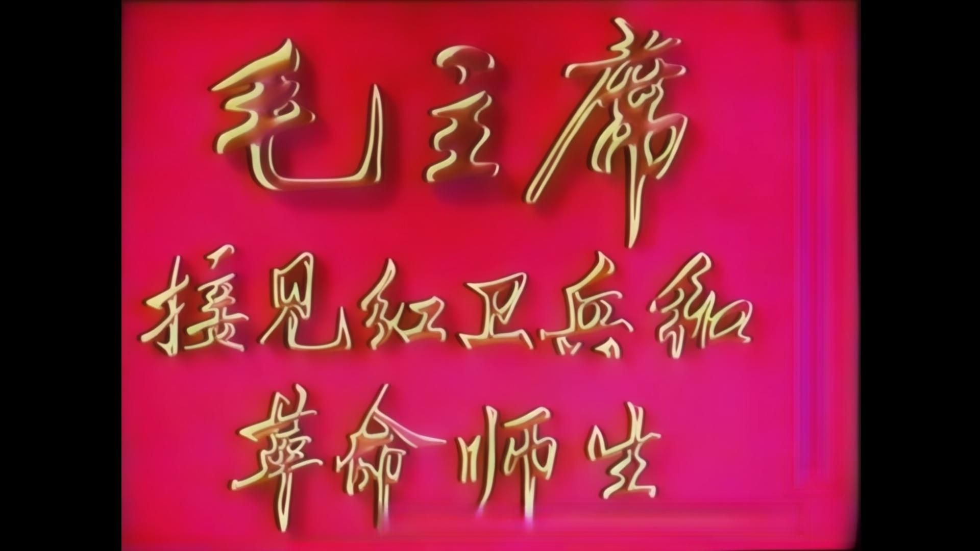 毛主席接见红卫兵和革命师生