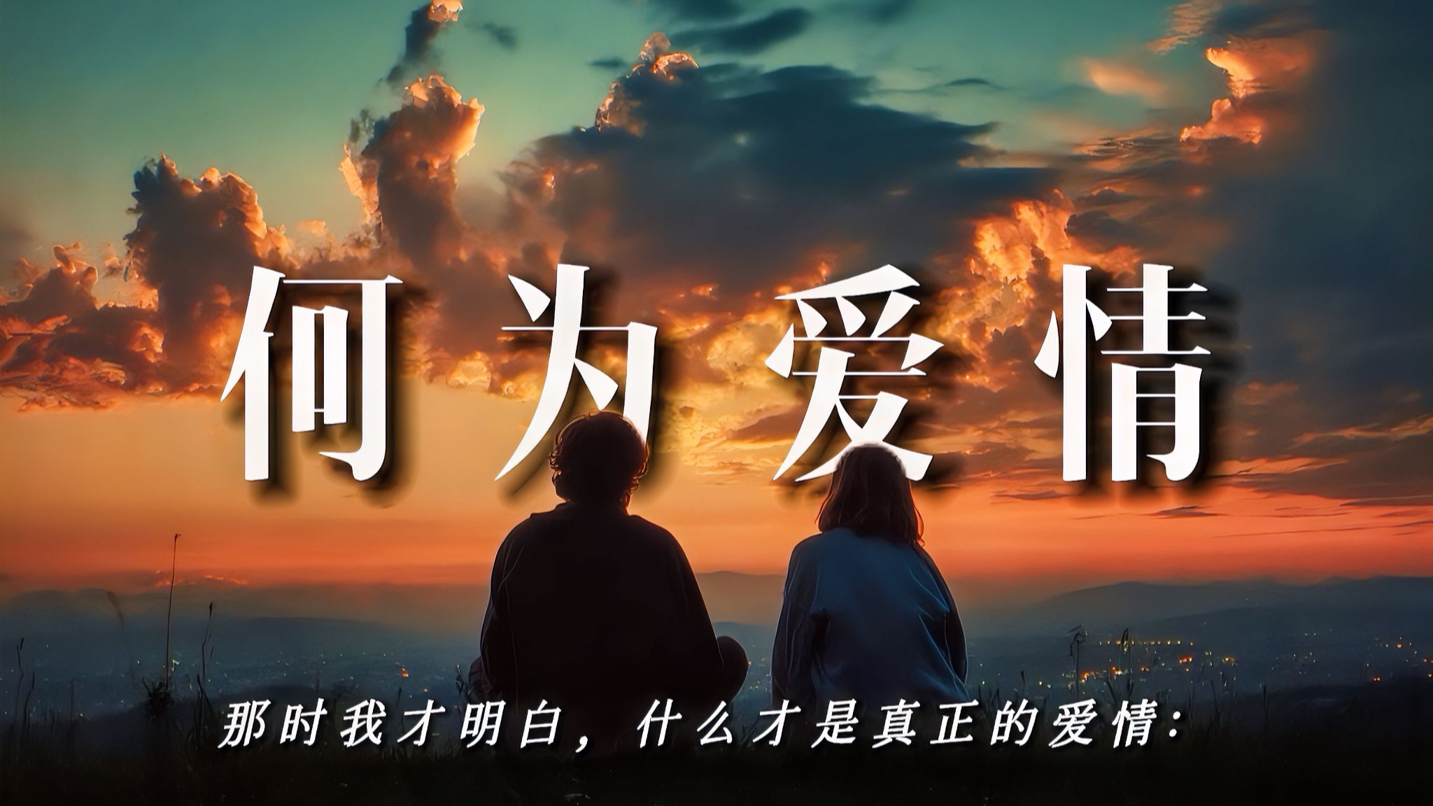 那时我才明白，什么才是真正的爱情：【何为爱情】