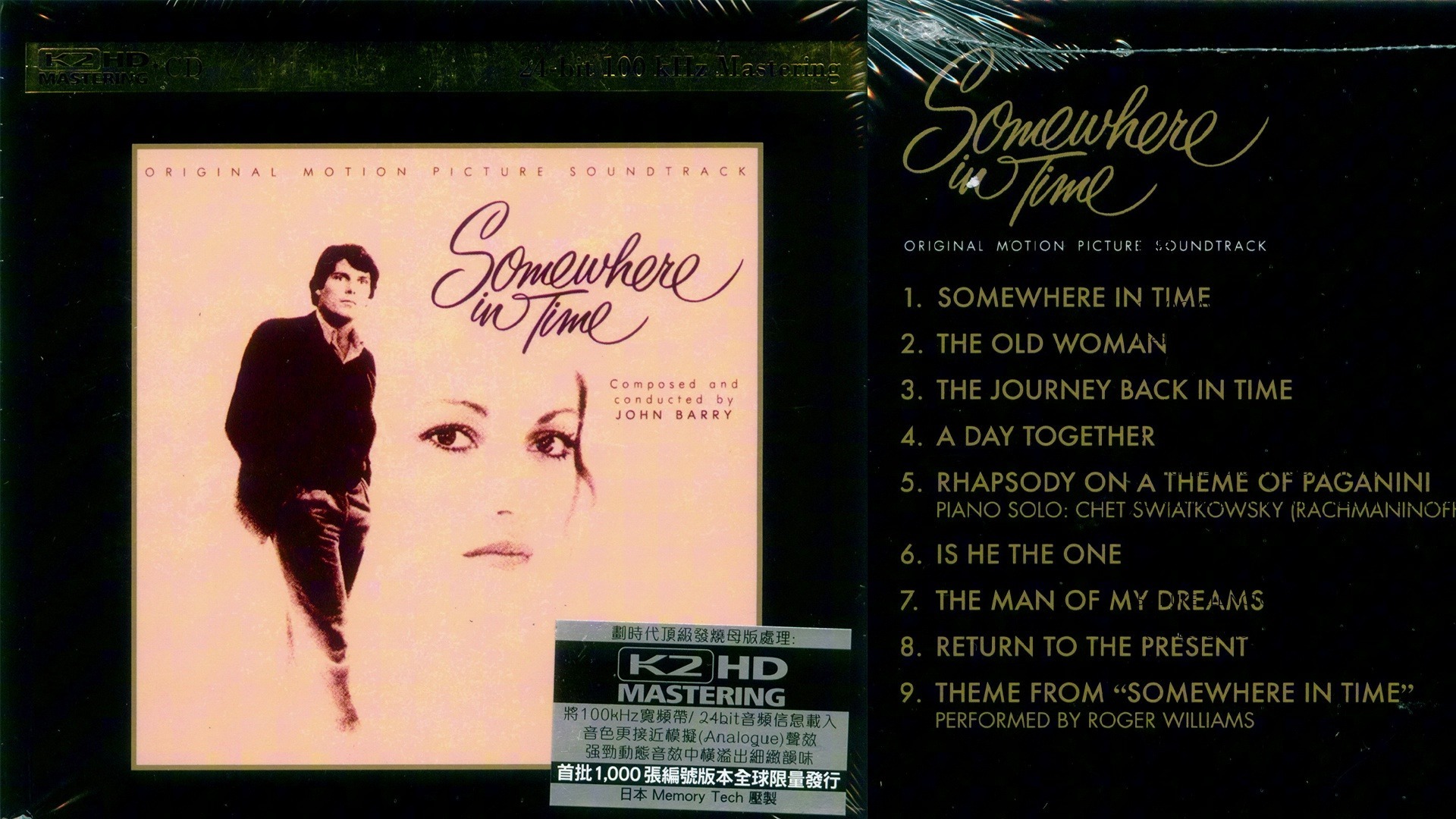 John Barry-《Somewhere in time(時光倒流七十年) K2HD》 首批限量編號版 [WAV分轨]