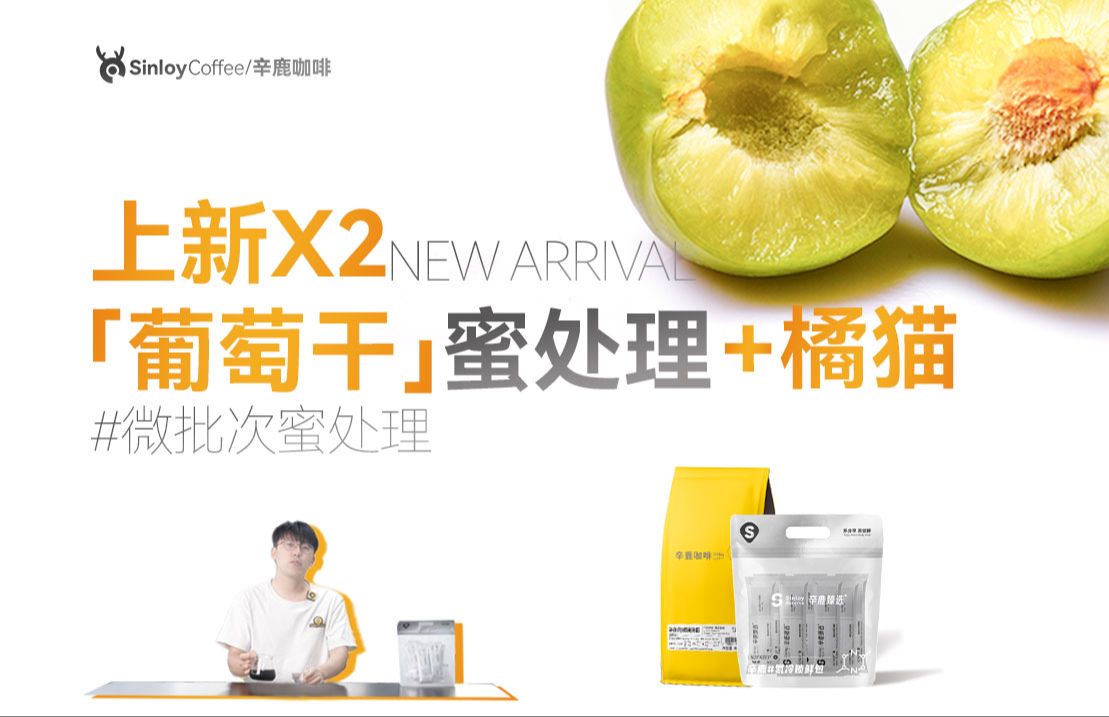 辛鹿上新X2！微批次【葡萄干蜜处理】 还有神秘拼配?