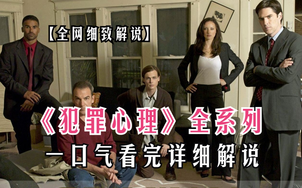 一口气看完高分悬疑美剧《犯罪心理》1-15季全系列！揭秘美剧经典悬疑案件！爆肝13小时万字！