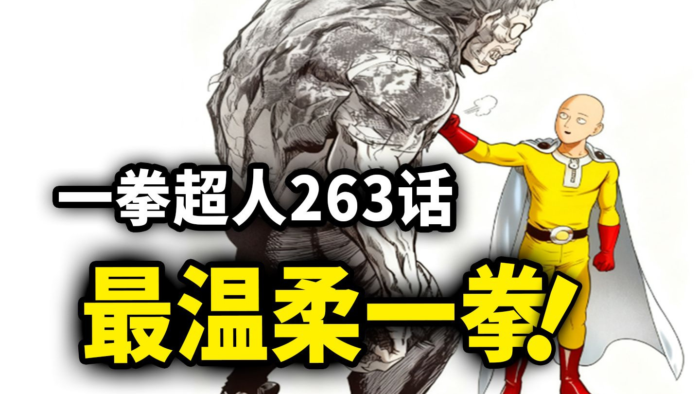 【一拳超人】263话：埼玉有史以来最温柔的一拳~甜心假面篇完结！