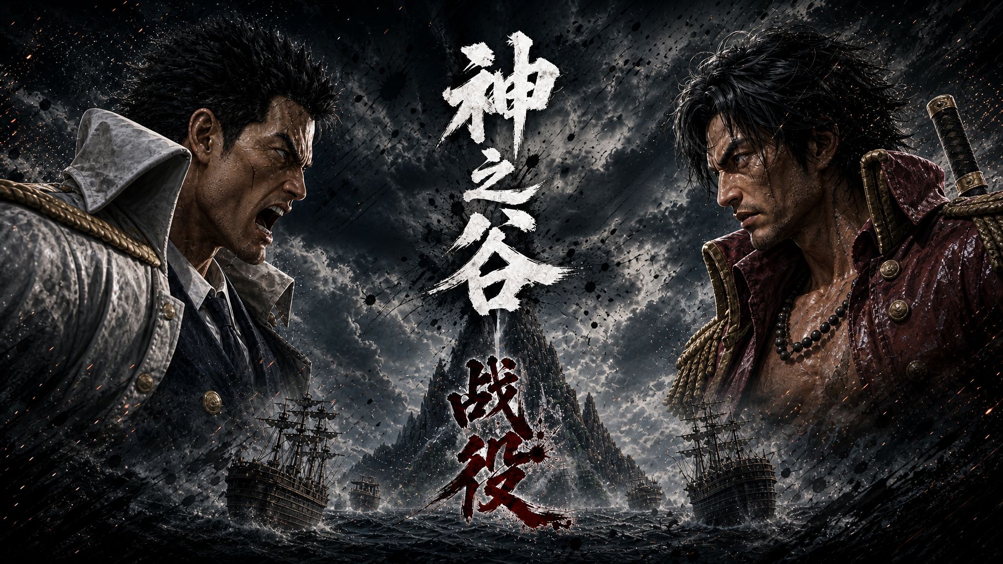 18分钟30秒《神之谷战役》海贼王AI动画同人预热版