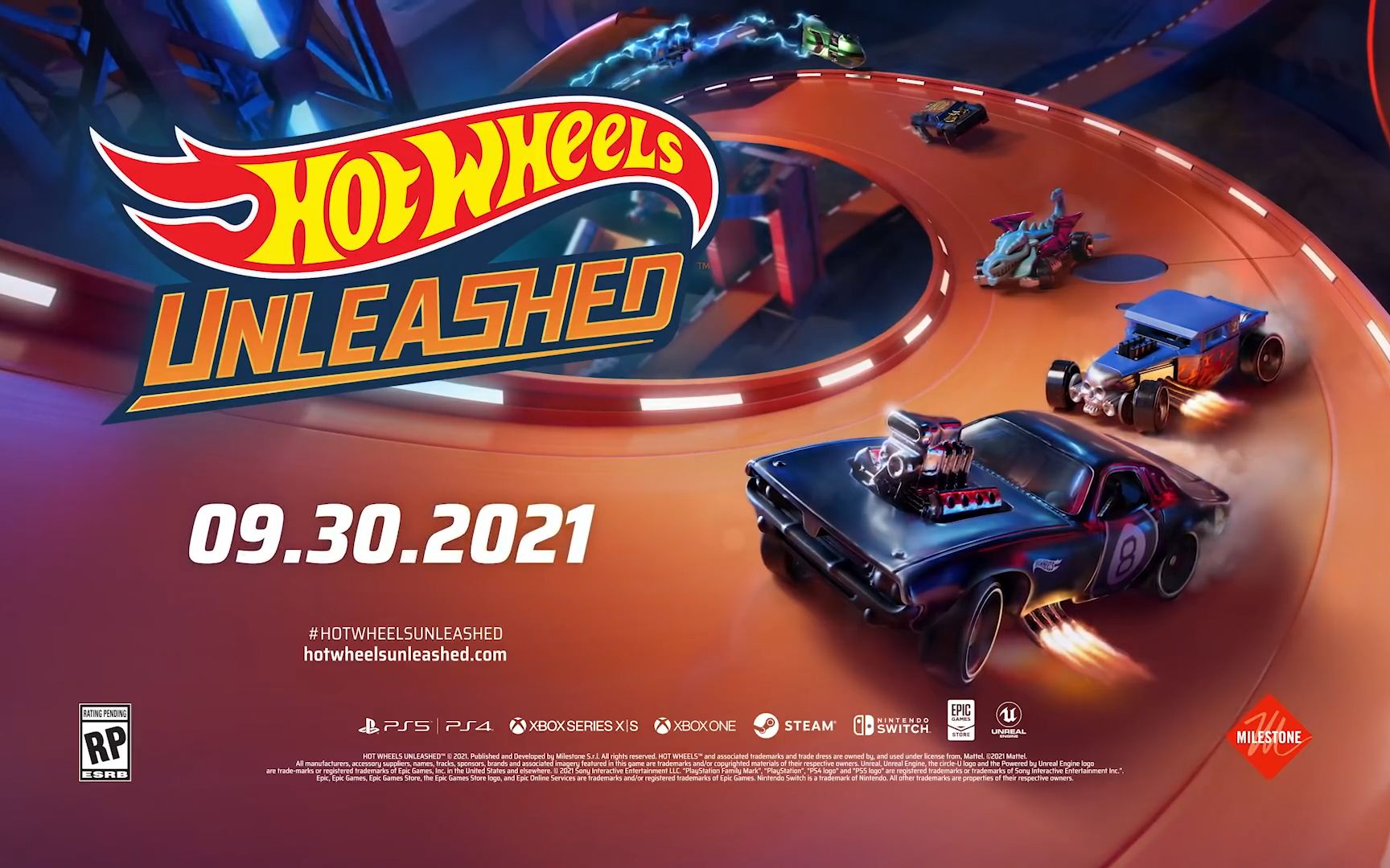 《风火轮：释放(Hot Wheels Unleashed)》实机演示+4.9直播内容