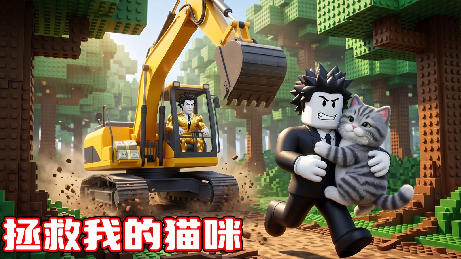 我要从野七先生手中拯救我的猫咪！ROBLOX