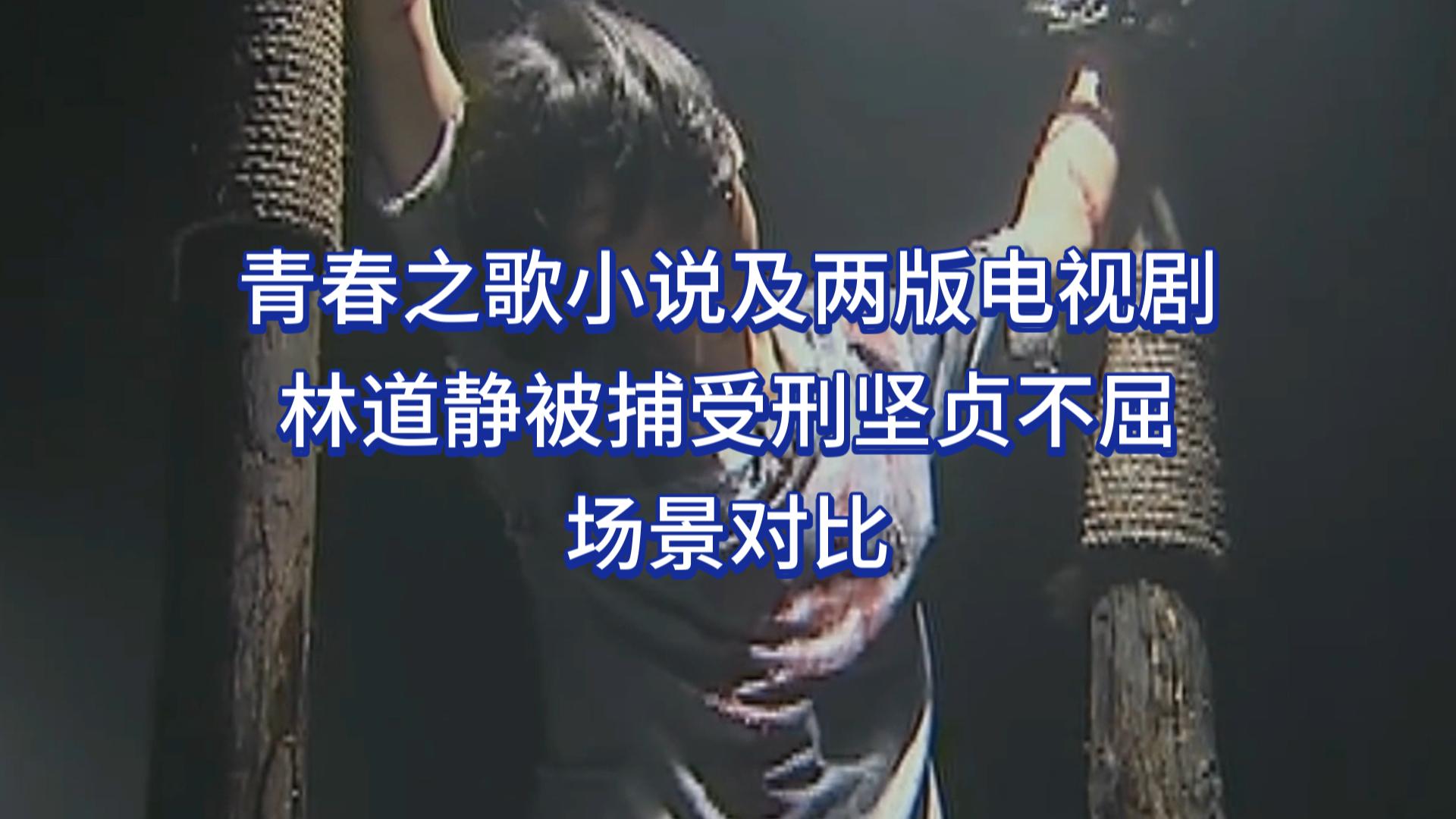 青春之歌小说及两版电视剧中林道静被捕受刑坚贞不屈场景对比