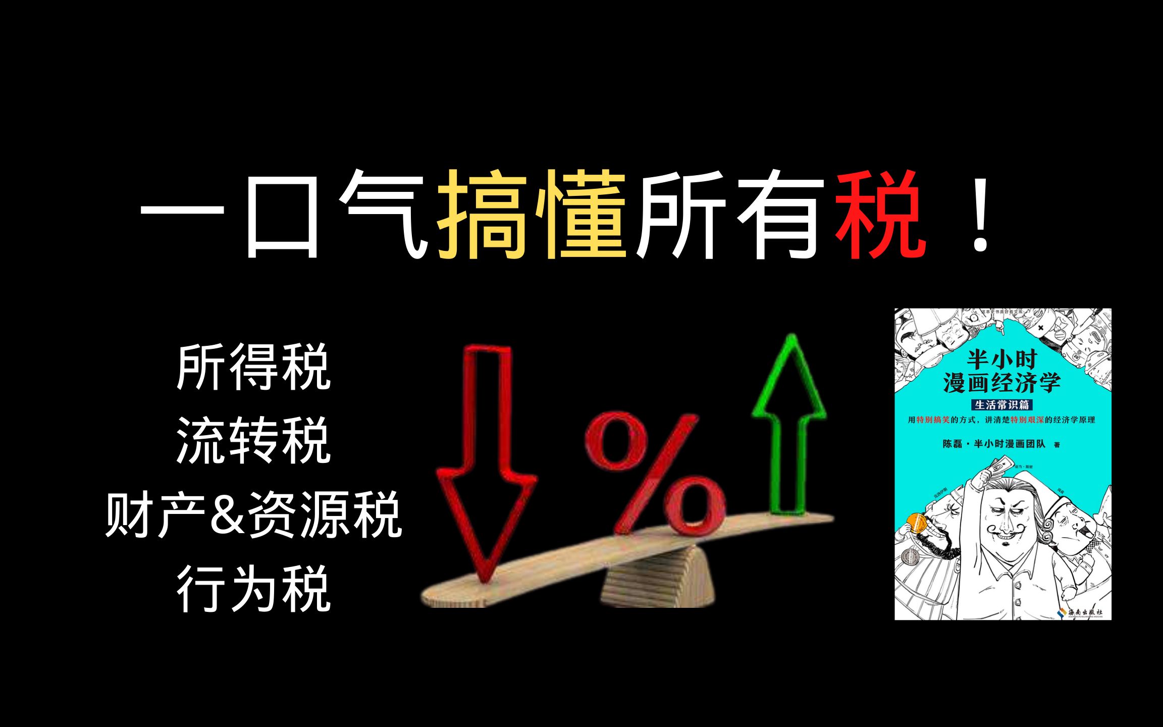 看看你的钱是怎么被收走的吧，5分钟让你了解我国税收！