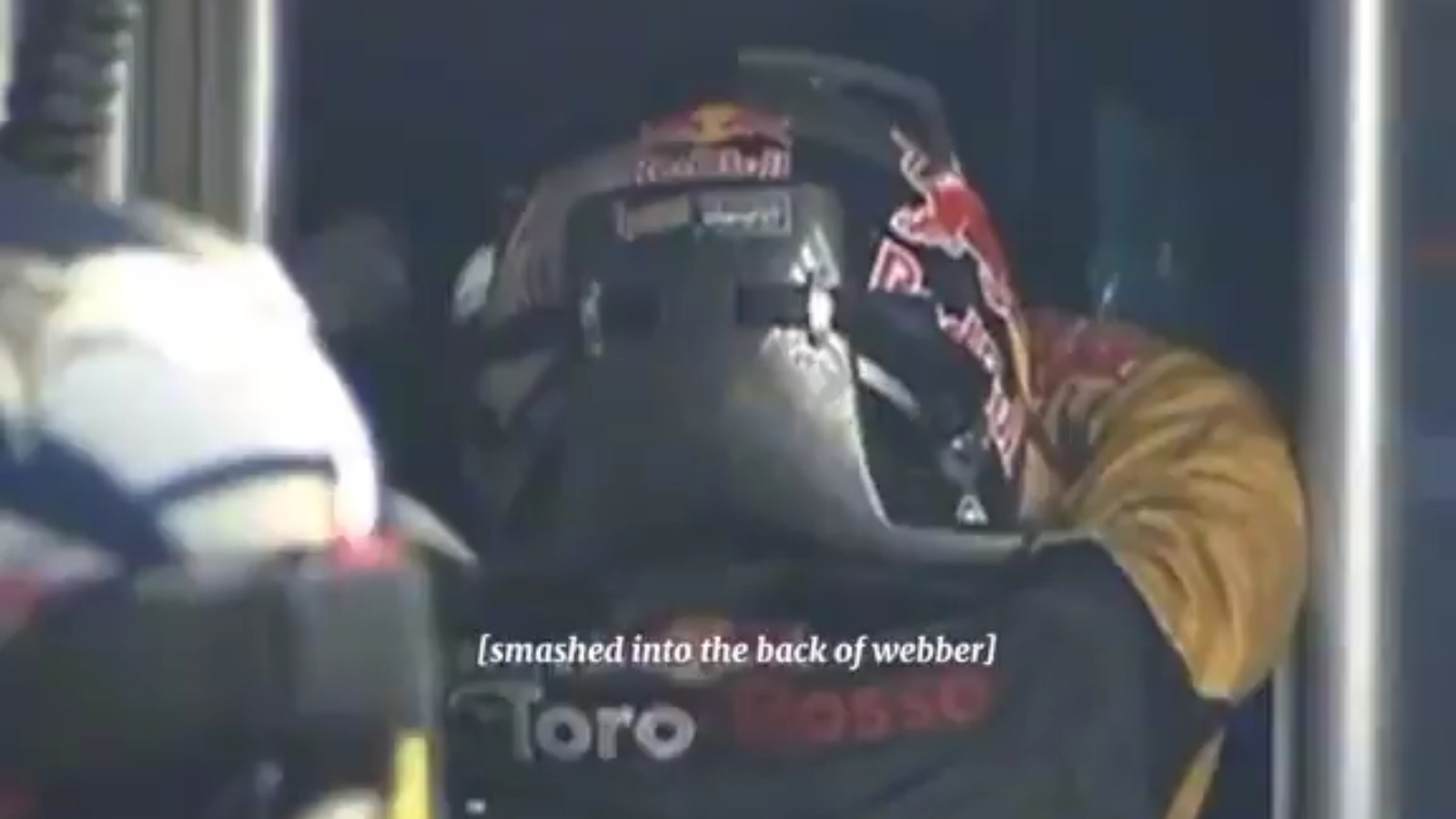 【F1】年轻的歪头撞车韦伯后在p房大哭 考古