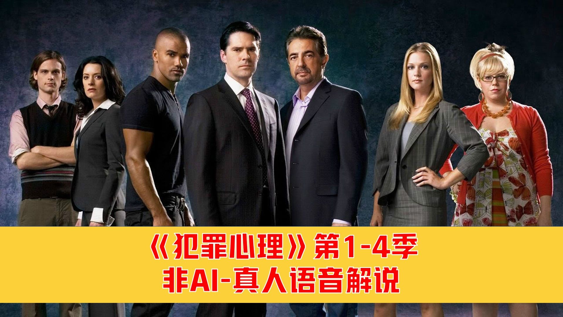 《犯罪心理》第1-4季【非AI真人语音解说】