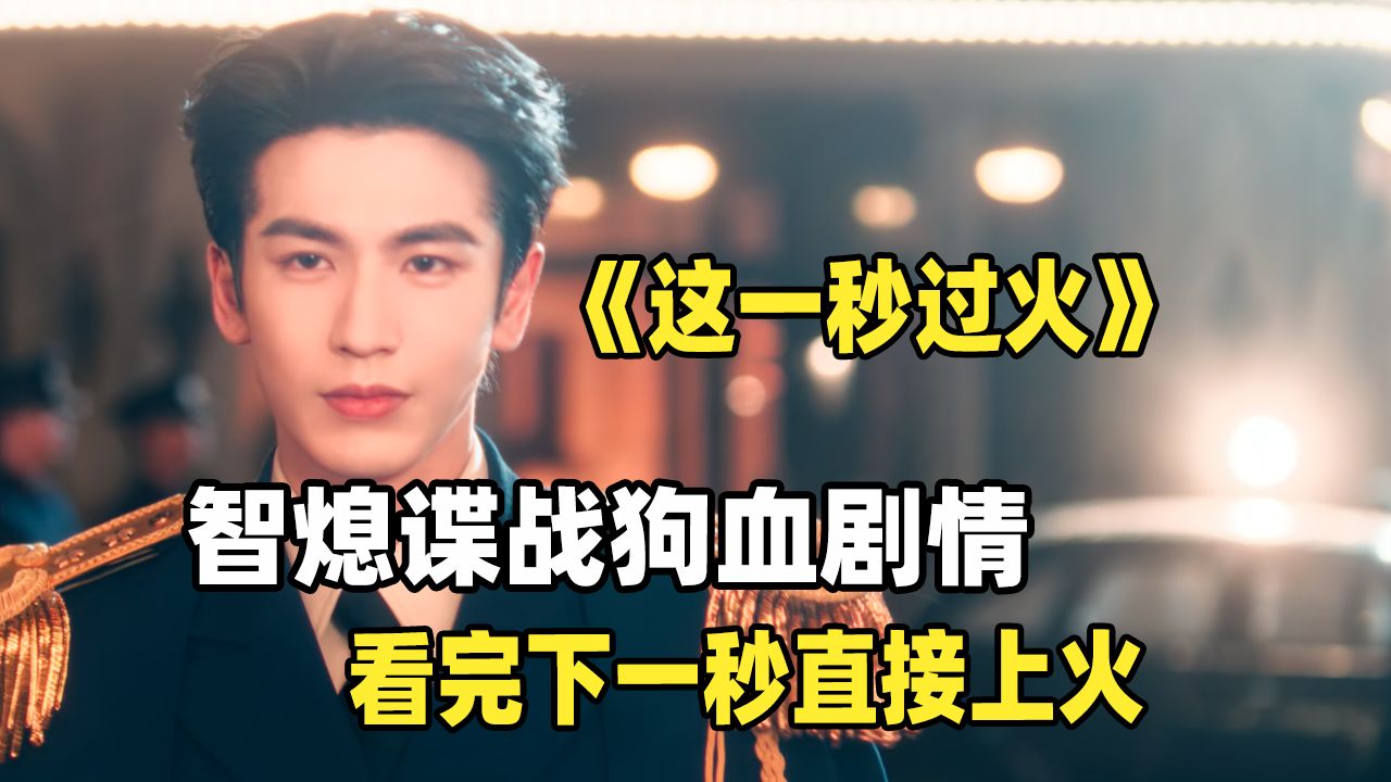 狗血叔嫂虐恋、智熄离谱谍战，看一秒直接上火的《这一秒过火》！