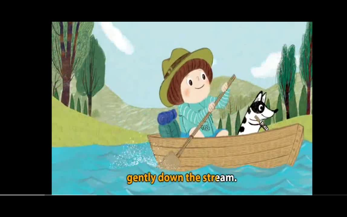 彩虹兔欢唱童谣Sing Along第一辑 | Row Your Boat|歌谣/绘本/真人外教/4集全