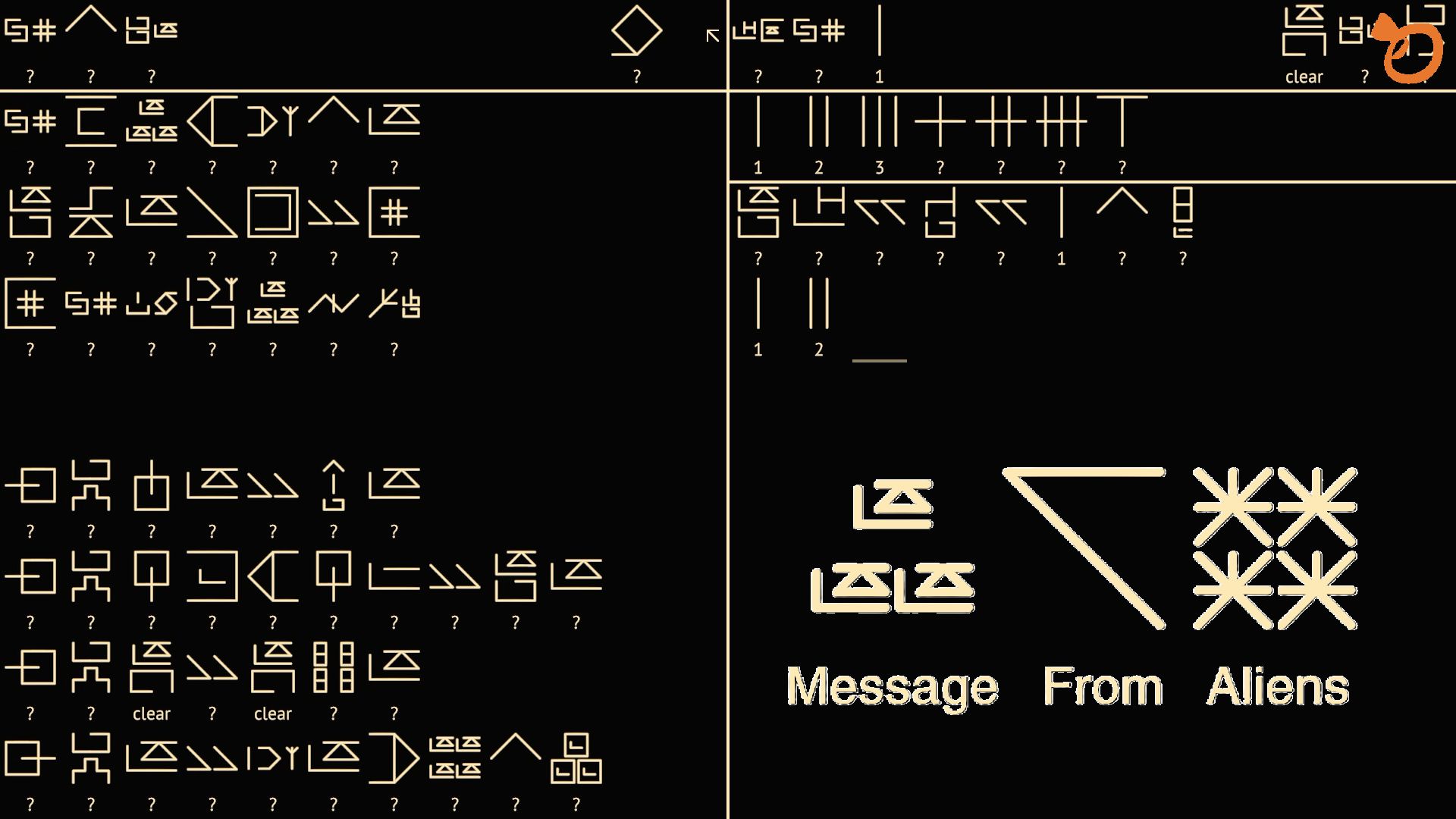 【解谜好游/试玩】破译外星语言 - 外星来信 (Message From Aliens)【游戏推荐/Demo试玩/696】