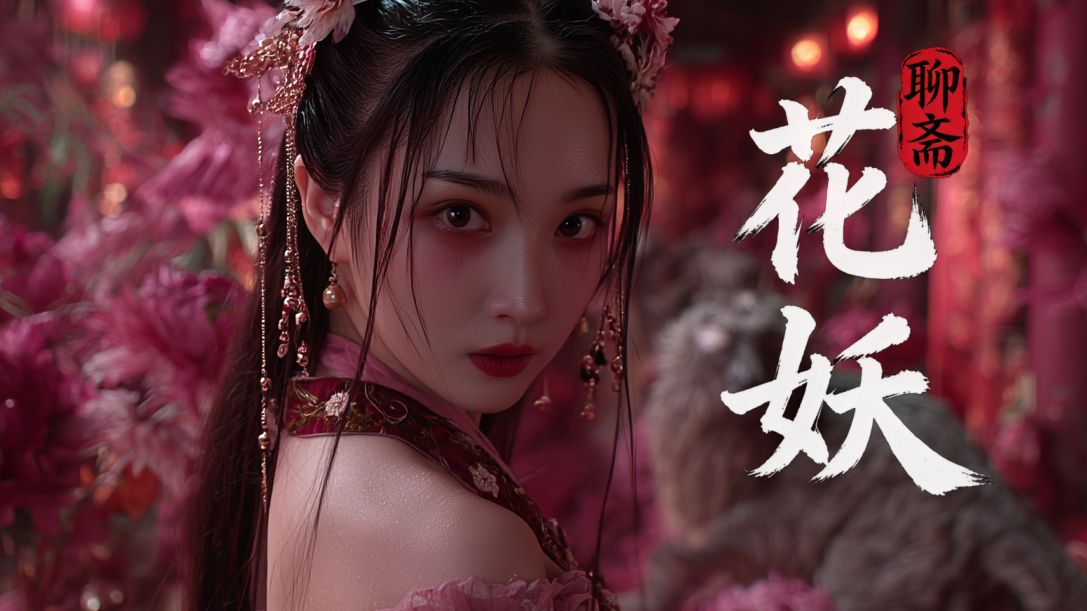 学生作品《聊斋之花妖》1：花妖遇男子，主动要暖他身子。