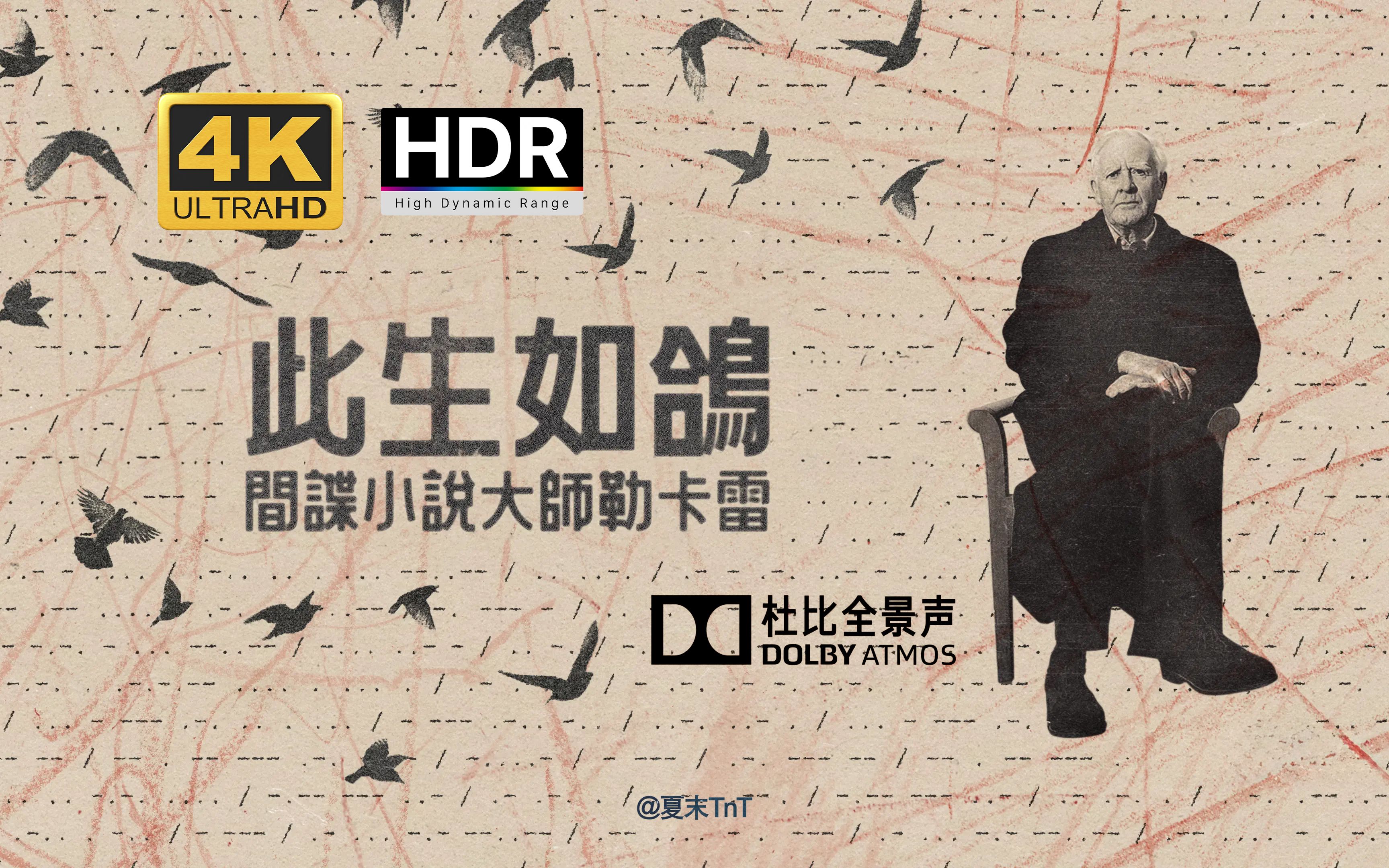 《此生如鸽：间谍小说大师勒卡雷》中英双语字幕 4K HDR 杜比全景声 The Pigeon Tunnel《鸽子隧道》（2023）