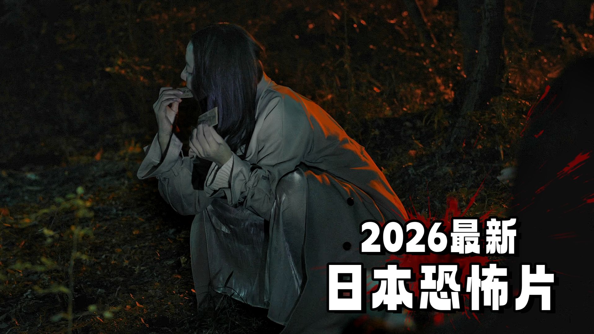 2026最新日本恐怖片！4个年轻人不信邪，夜闯禁地试胆，结果遭受可怕诅咒，这下惨了！