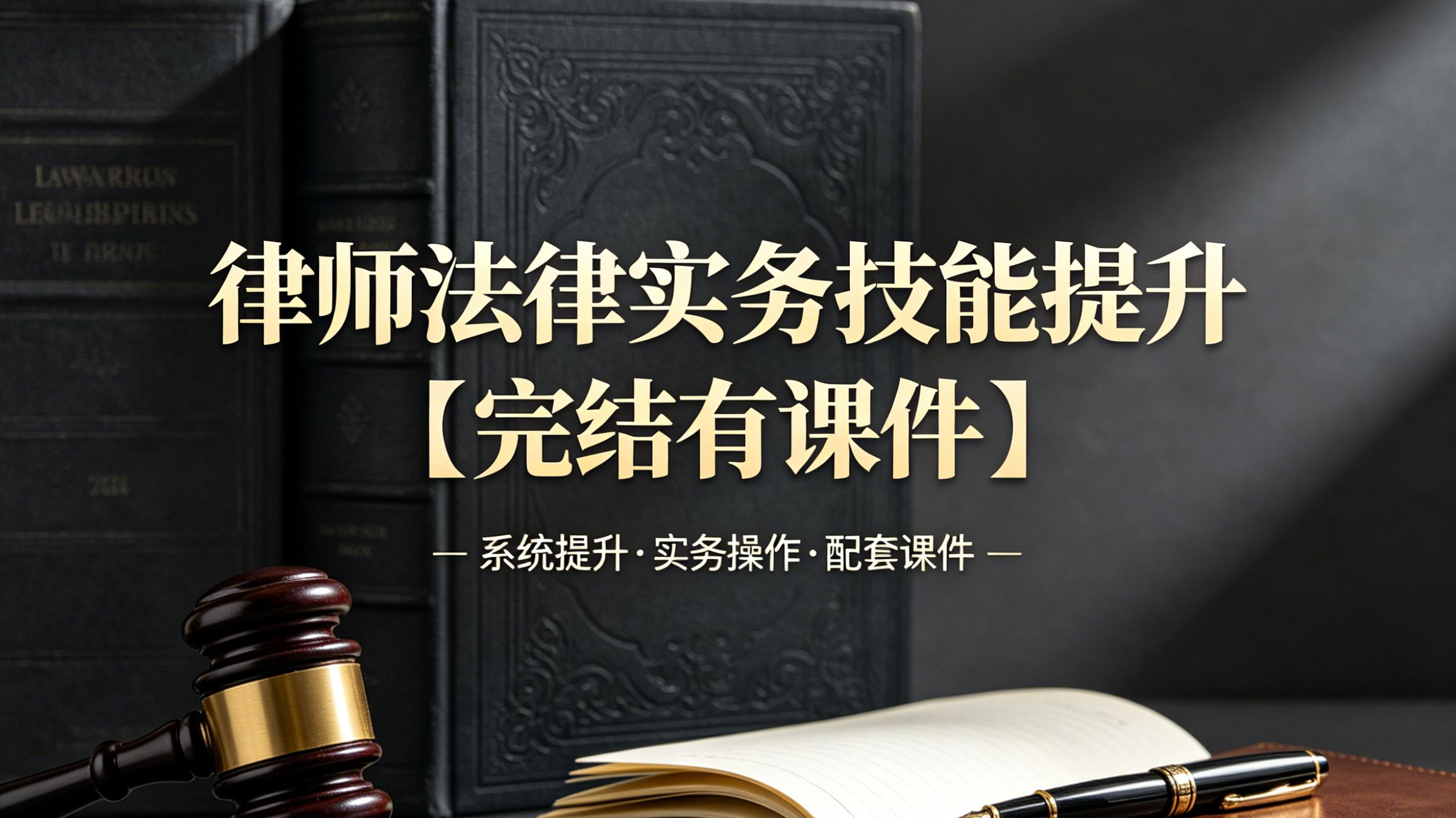 律师法律实务技能提升【全100讲完结有课件】