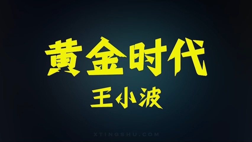 有声书《黄金时代》王小波完整版