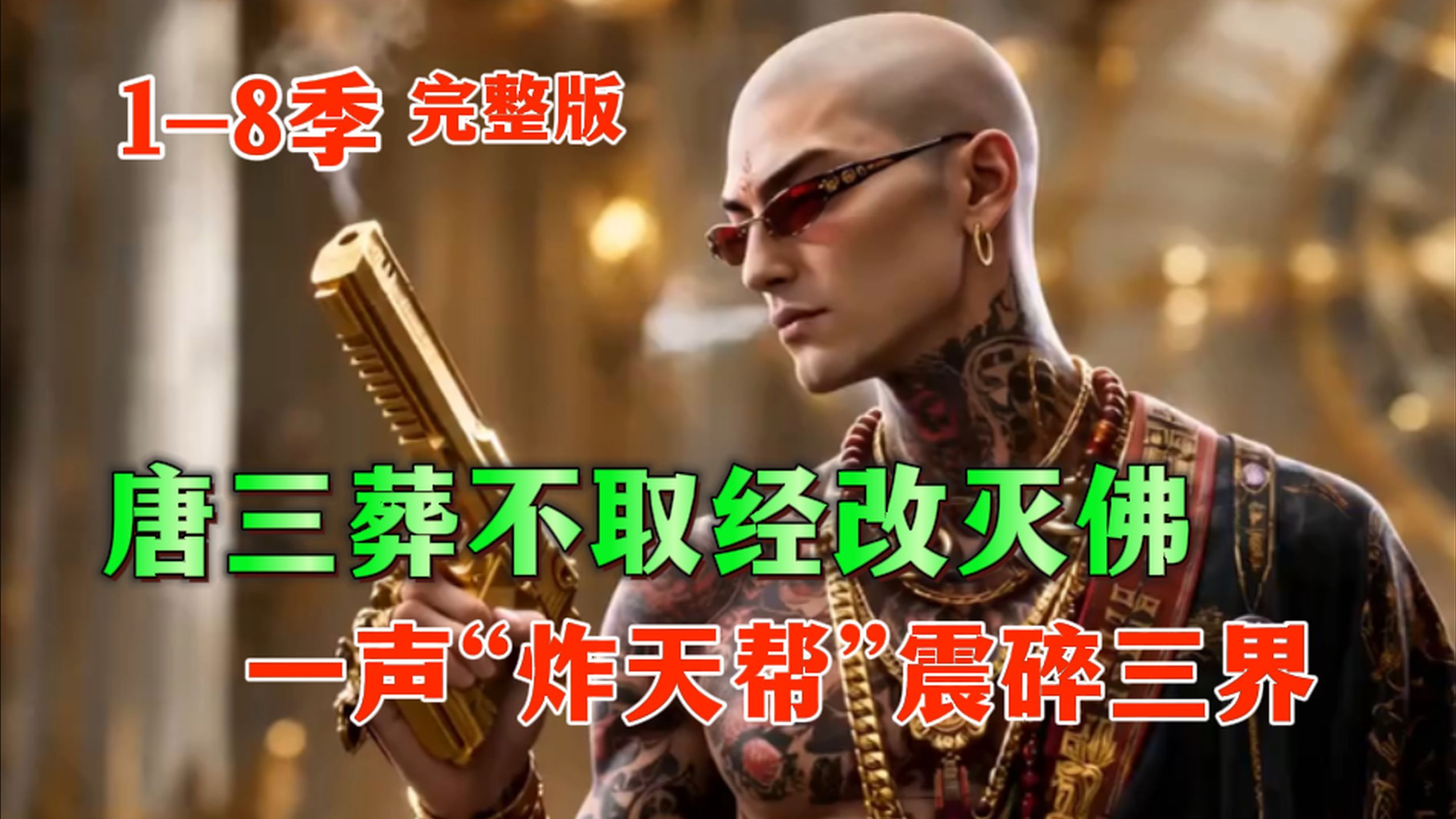 【完结版一口气看爽】西游悍匪唐三藏不取经改灭佛，一句“炸天帮”震碎三界！B站大佬疾呼“还有谁·····”！