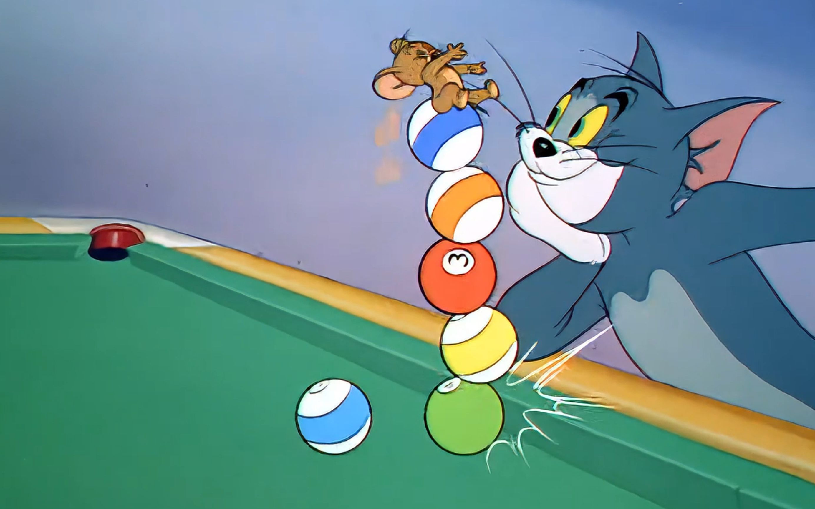 Tom and Jerry|第054集：台球猫【4K修复版】（ps：左声道：解说版；右声道：纯享版）