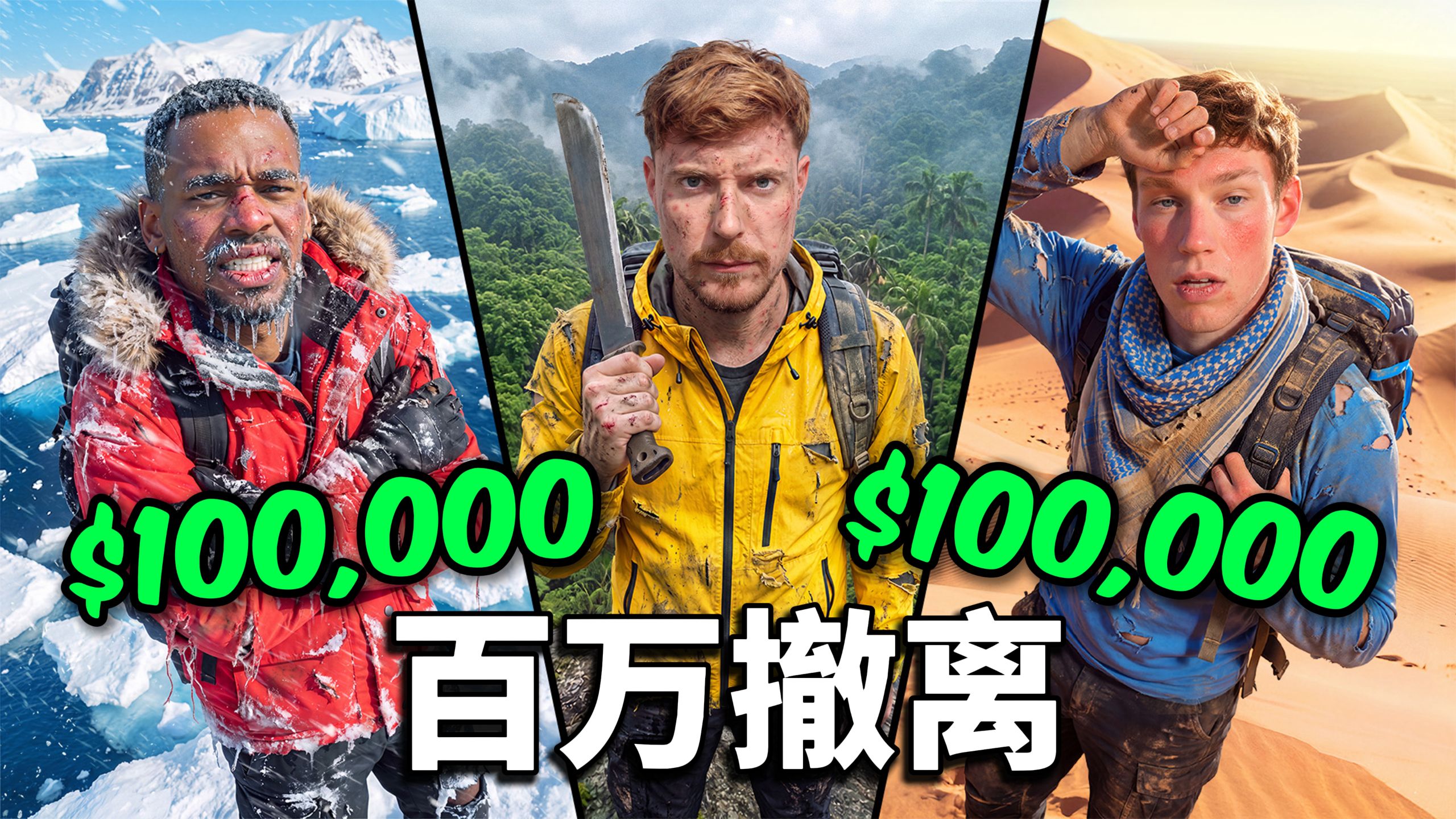 被困地球最极端的3个地方，最先撤离赢10万美金！
