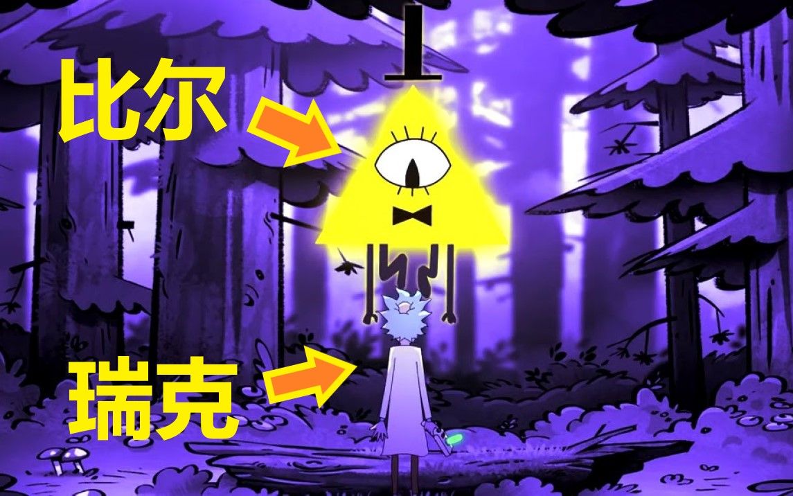 【瑞克与莫蒂】【怪诞小镇】片头曲万圣节特典——大互换