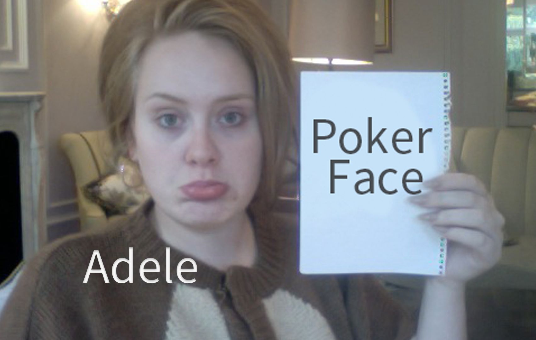如果让阿黛尔唱Lady Gaga《Poker Face》