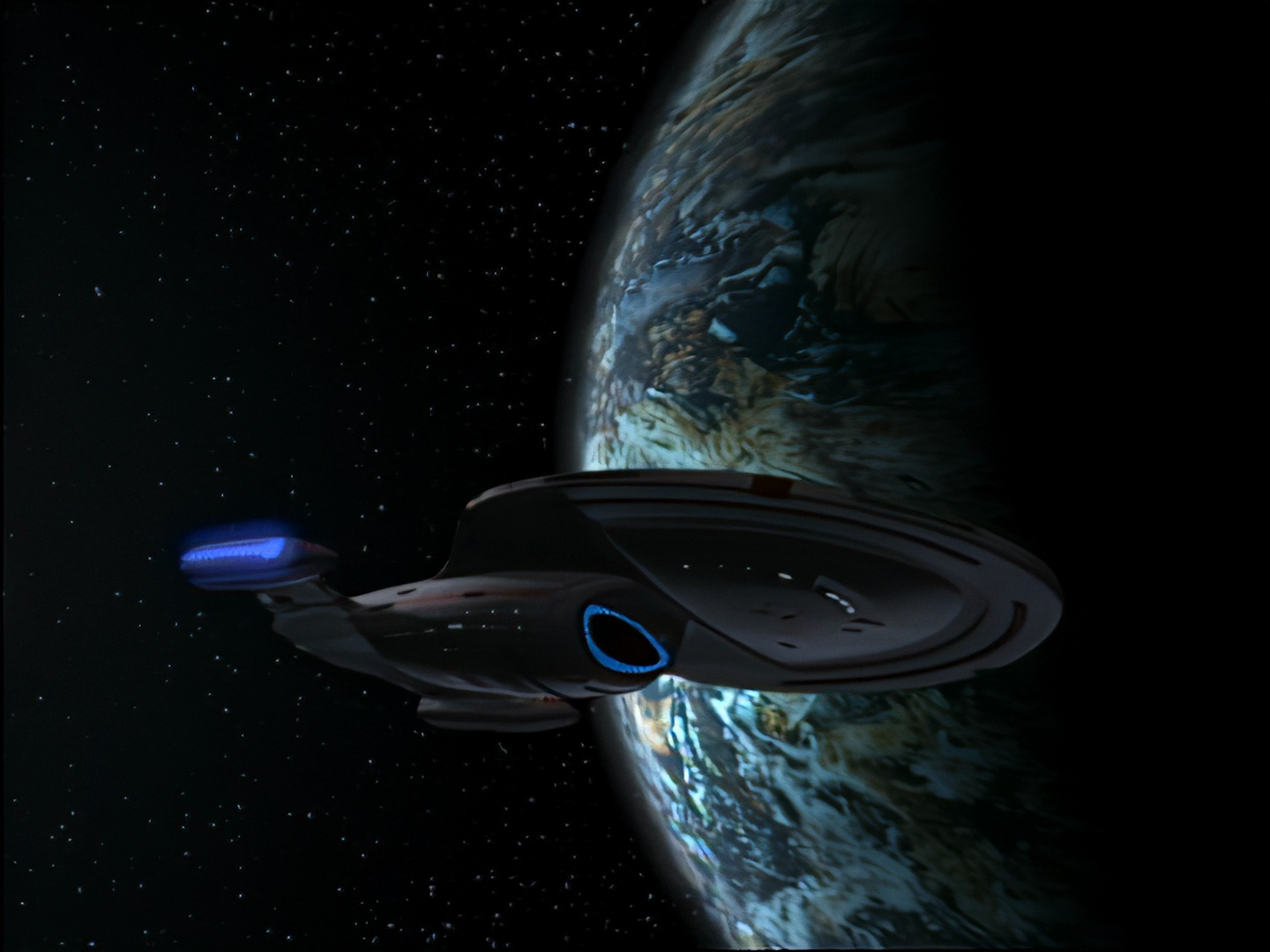 《星际迷航：重返地球》（Star Trek: Voyager）片头修复