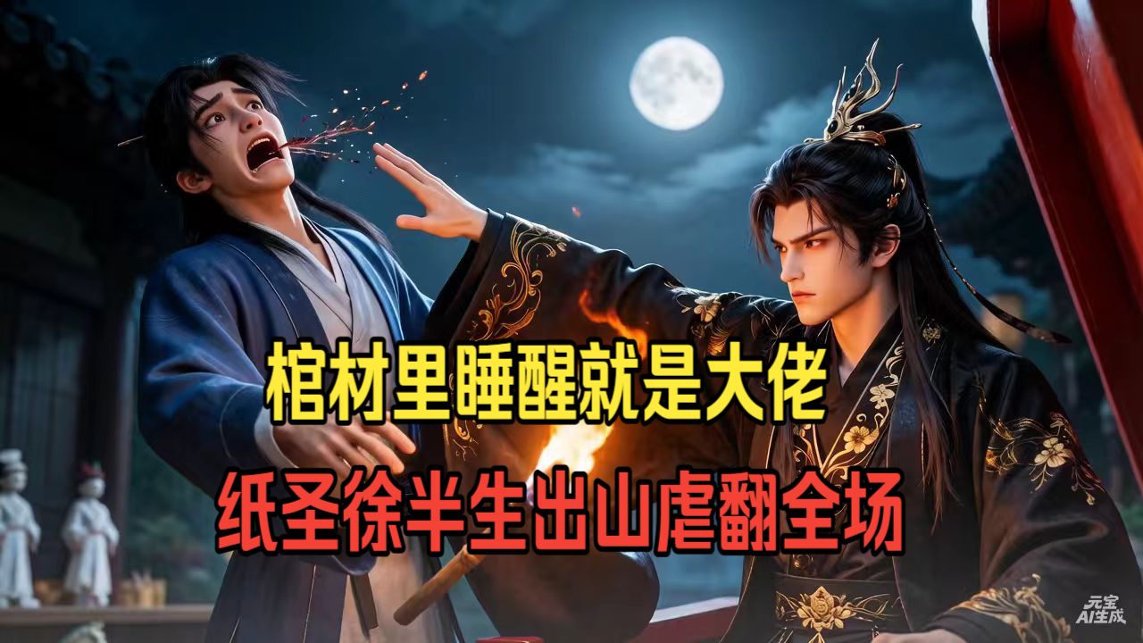 【纸圣出山】棺材里睡醒就是大佬！纸圣徐半生出山虐翻全场