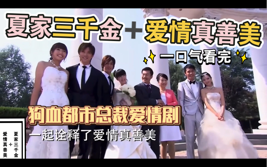 一口气看完狗血爱情剧《夏家三千金》《爱情真善美》解说
