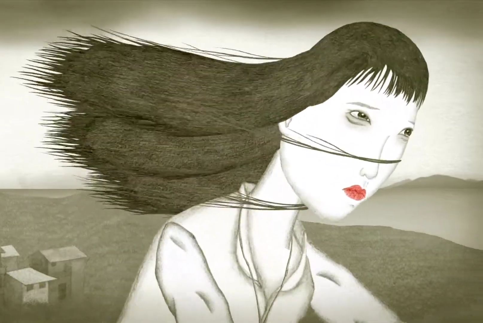 【恐怖短片】礼物,出差被精神病女人缠身