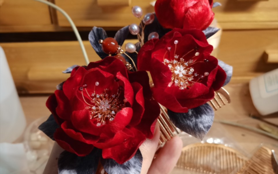 【绒花】新的一年当然要红红火火啦