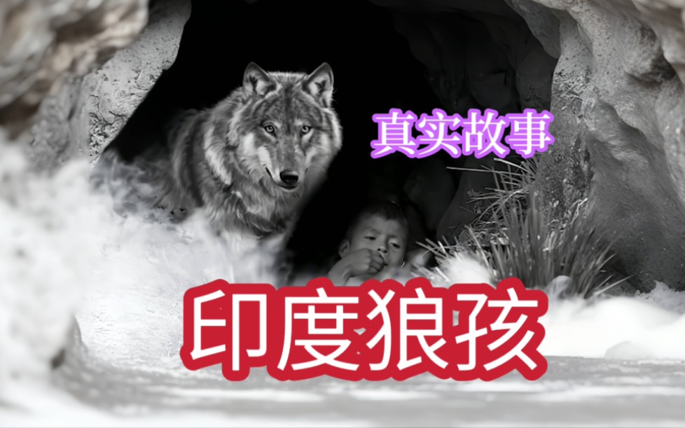 他被母狼收养，在狼窝长大，印度狼孩的真实故事