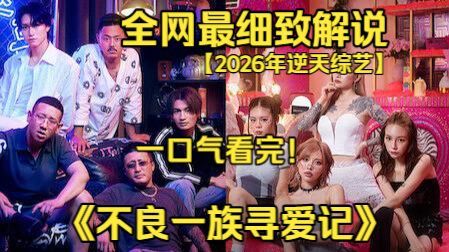 一口气看完4K画质神作《不良一族寻爱记》【解说+原片】网飞另类恋爱真人秀，暴走族、夜店从业者等边缘青年封闭同居，火爆摩擦与温柔心动交织，找寻契合的伴侣。