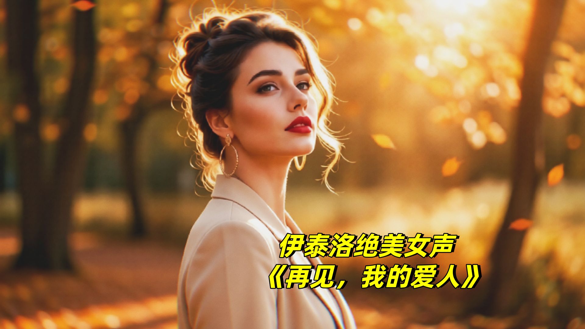 伊泰洛绝美女声《再见，我的爱人》，中英双语字幕，动感旋律百听不厌