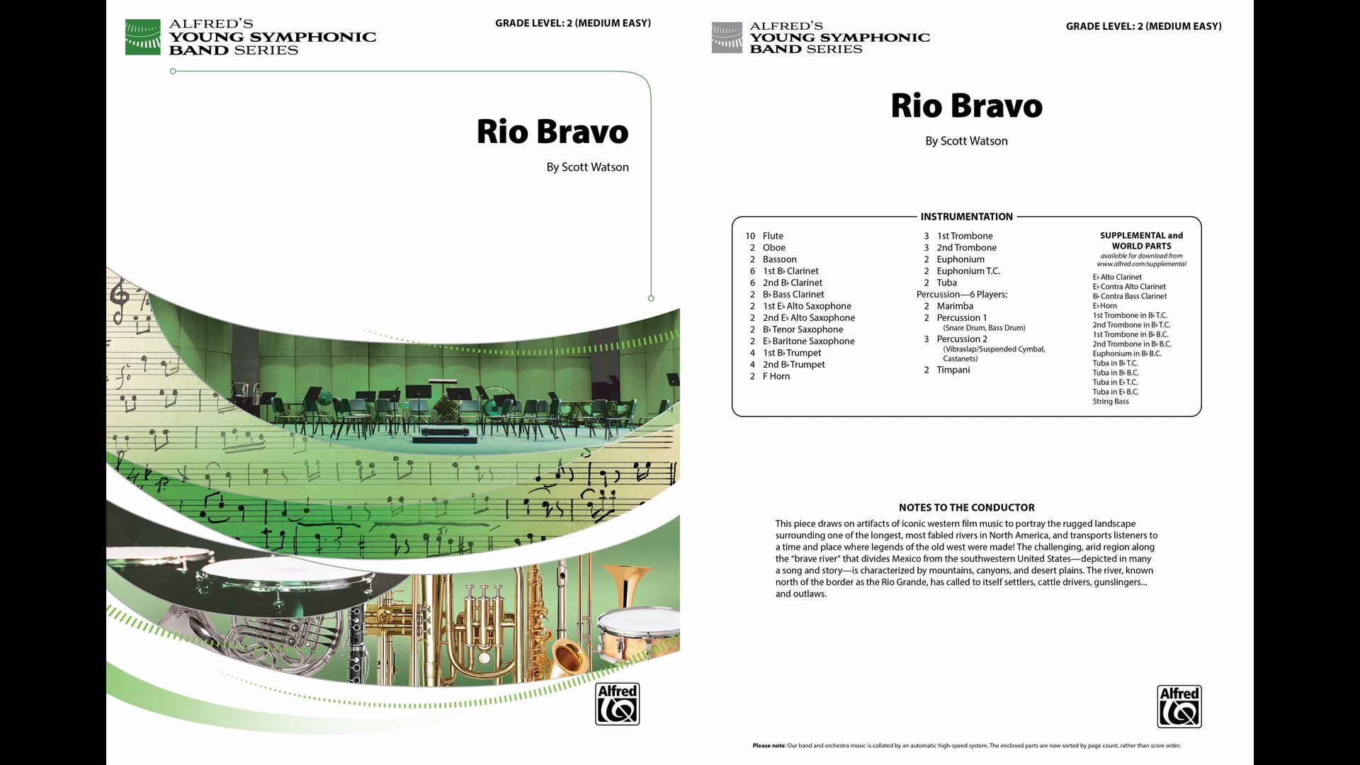 49971 管乐团 赤胆屠龙 Rio Bravo 管乐比赛2级