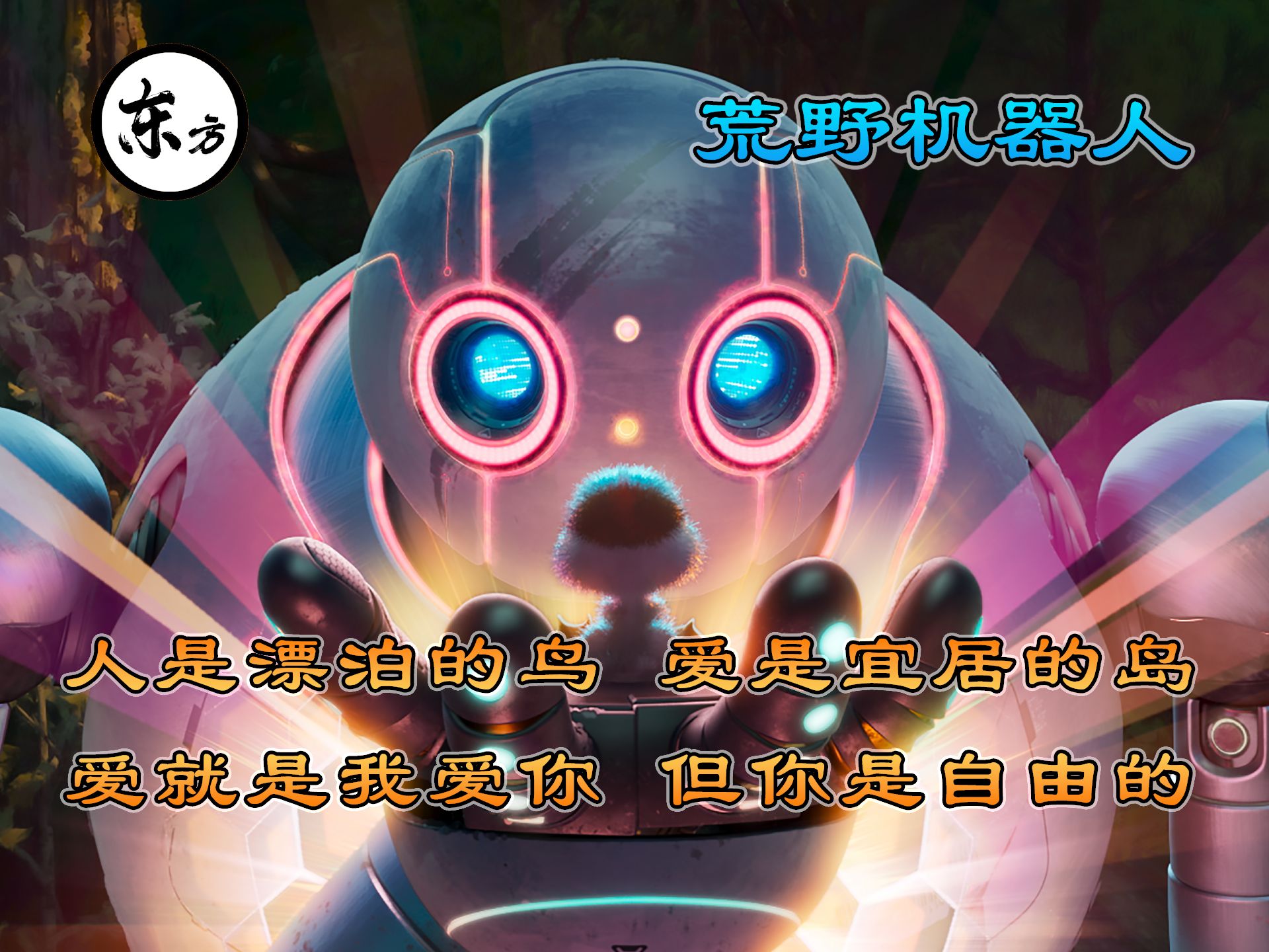 【东方剧场】《荒野机器人》治愈系 人是漂泊的鸟 爱是宜居的岛