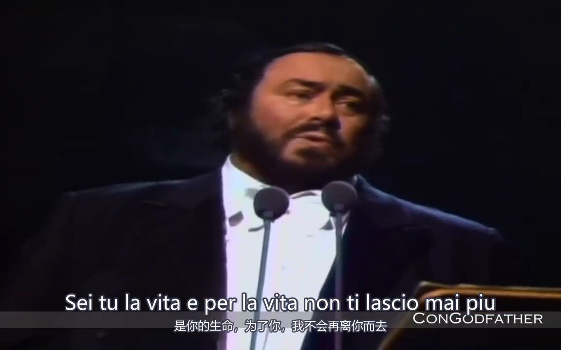 意大利民歌谣/双语字幕/妈妈 Mamma_ 帕瓦罗蒂 Luciano_Pavarotti_HD