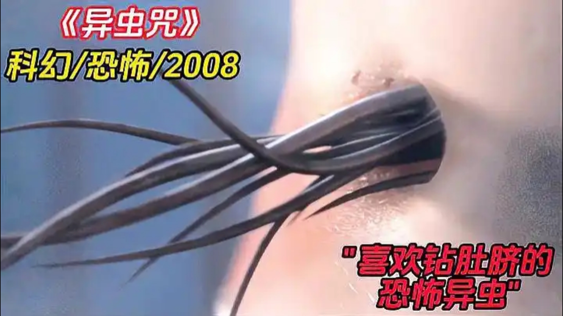 科幻电影推荐《异虫咒》，小镇出现恐怖怪虫，竟喜欢钻人类肚脐眼