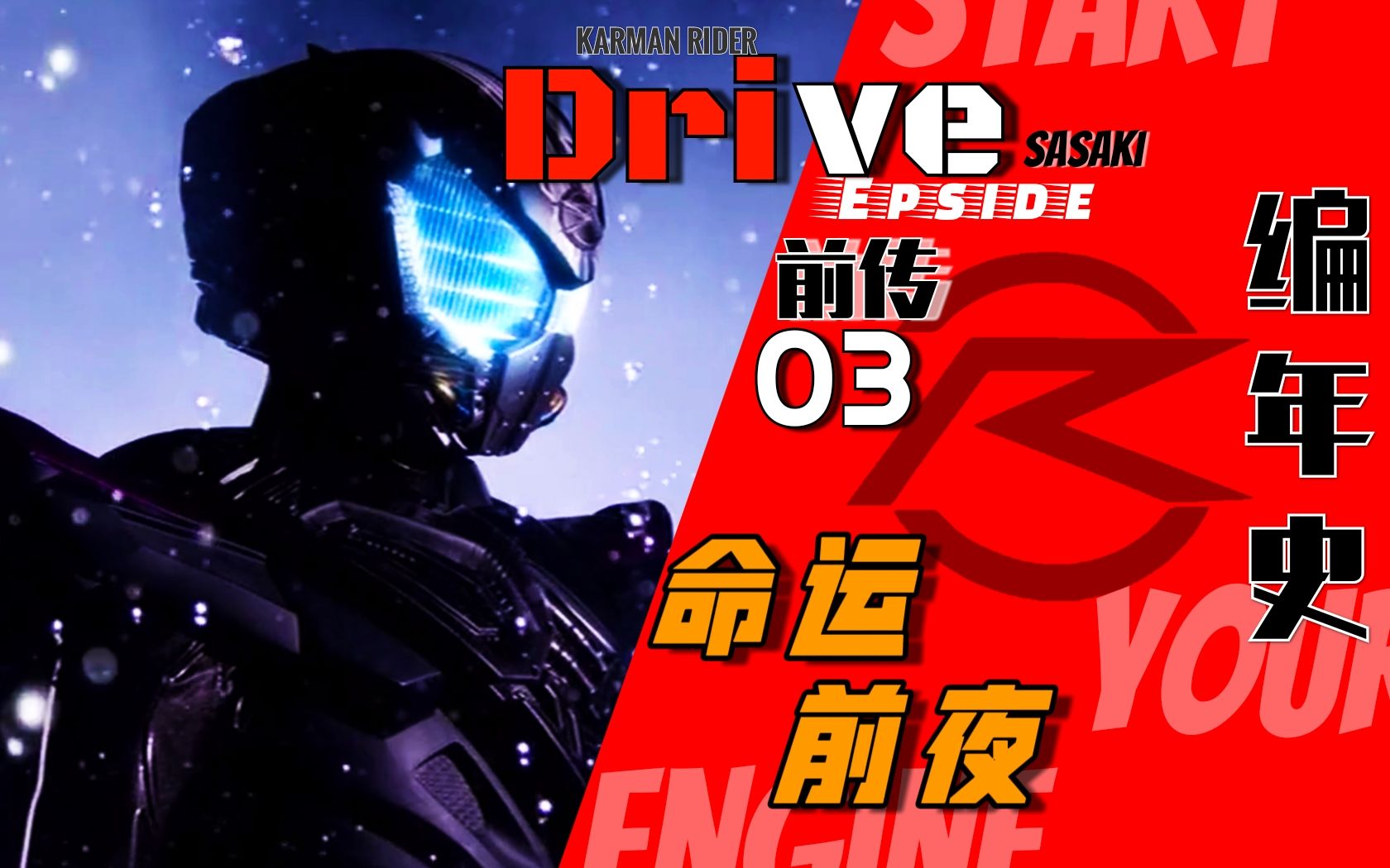命运前夜！全球冻结与鲁邦之案？—《假面骑士Drive》【Drive编年史.03】