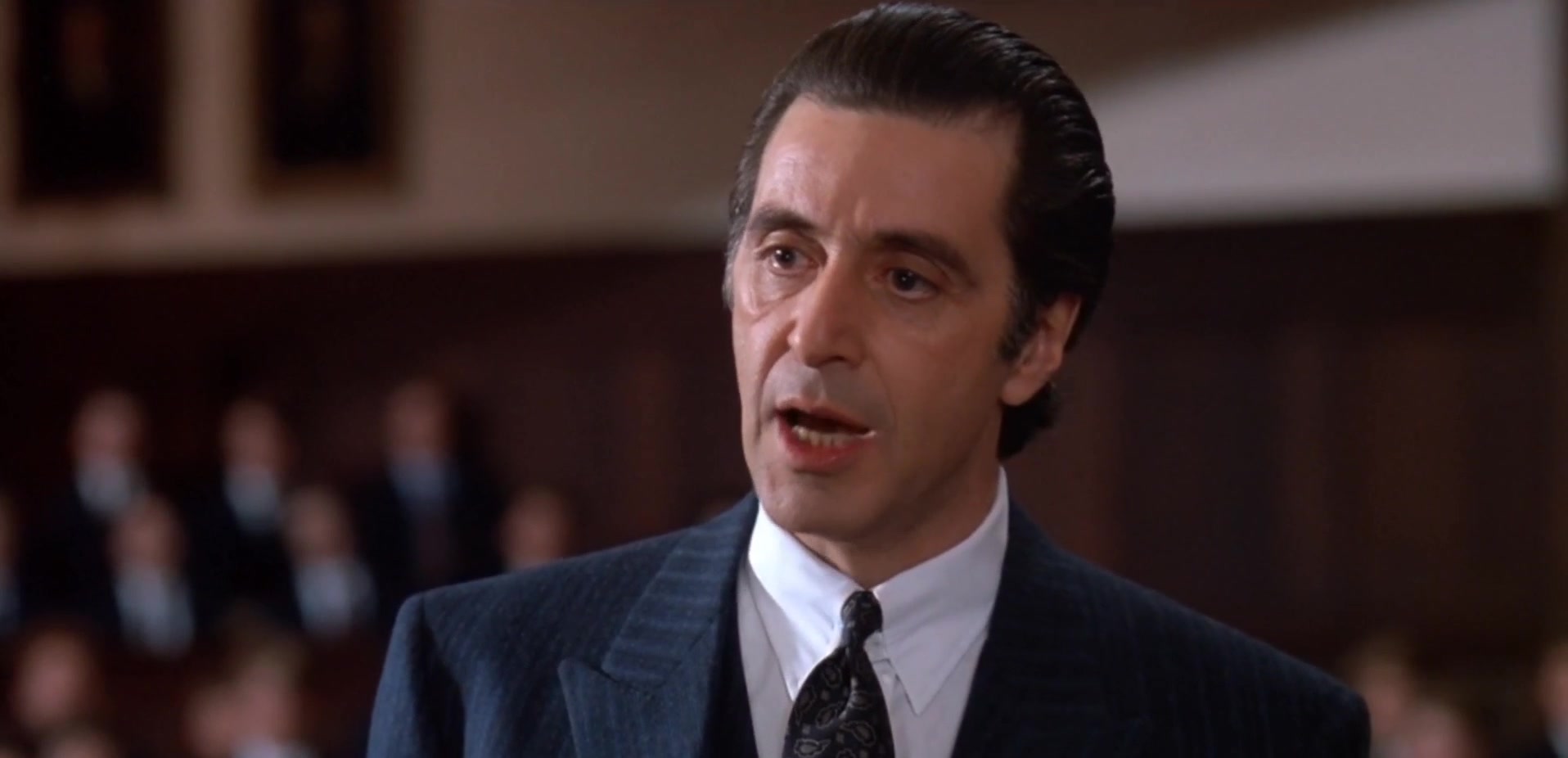 看无字幕经典电影片段练听力背单词之016 Scent of a Woman 《闻香识女人》难度4星 影帝发飙