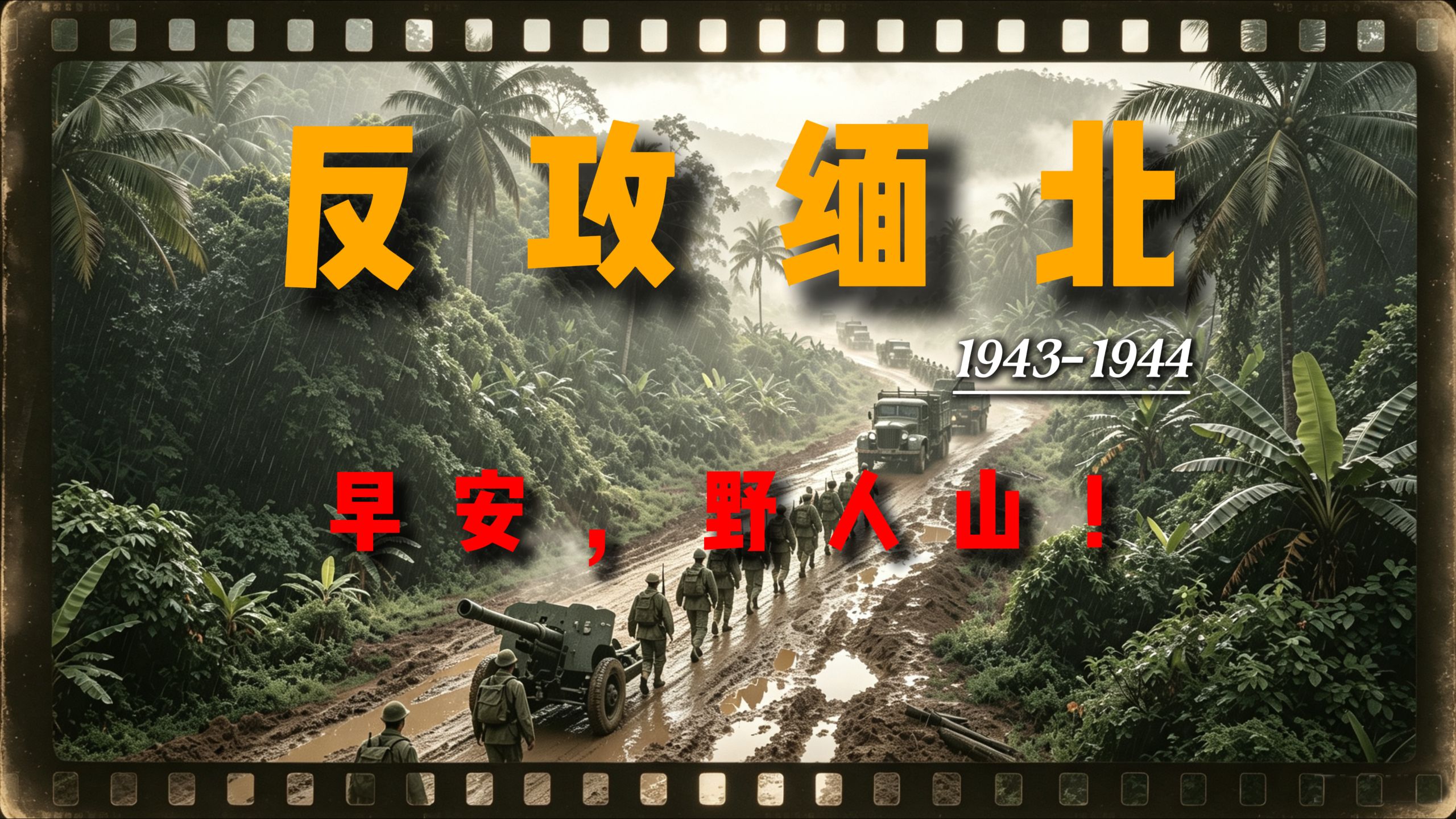 远征军/驻印军（中）：反攻缅北，瘴际尖山似剑铓，散上峰头望故乡！