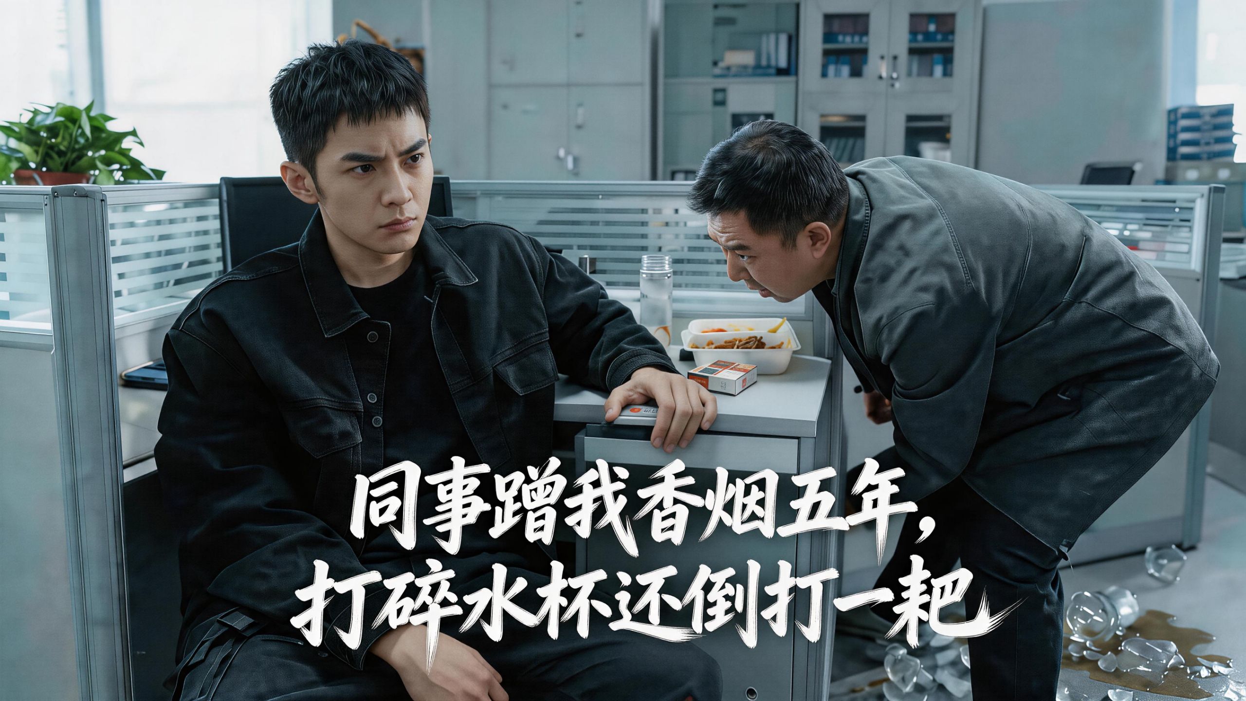 【完结自制短片】同事蹭我香烟五年，打碎水杯还倒打一耙