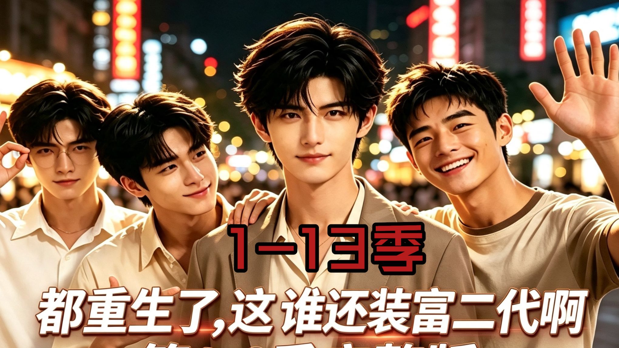 【一口气看全集】第1-13季完整版 主角重生回到大一，告别虚荣装富的过去，决心经营真实人生。利用前世记忆与千万拆迁款，他精准投资
