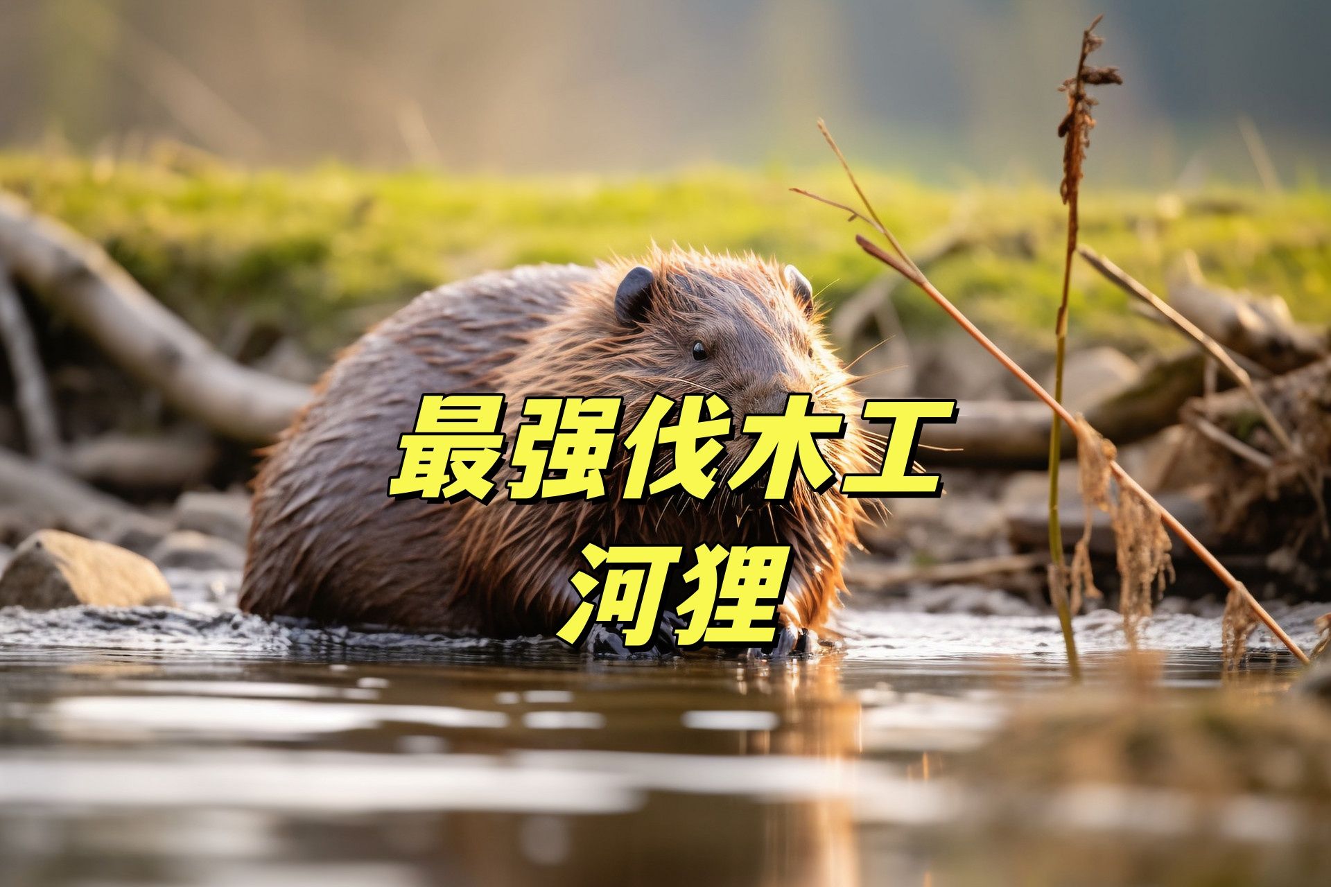 伐木技术哪家强？河狸为什么要啃断树木？并且一生都在修水坝呢？
