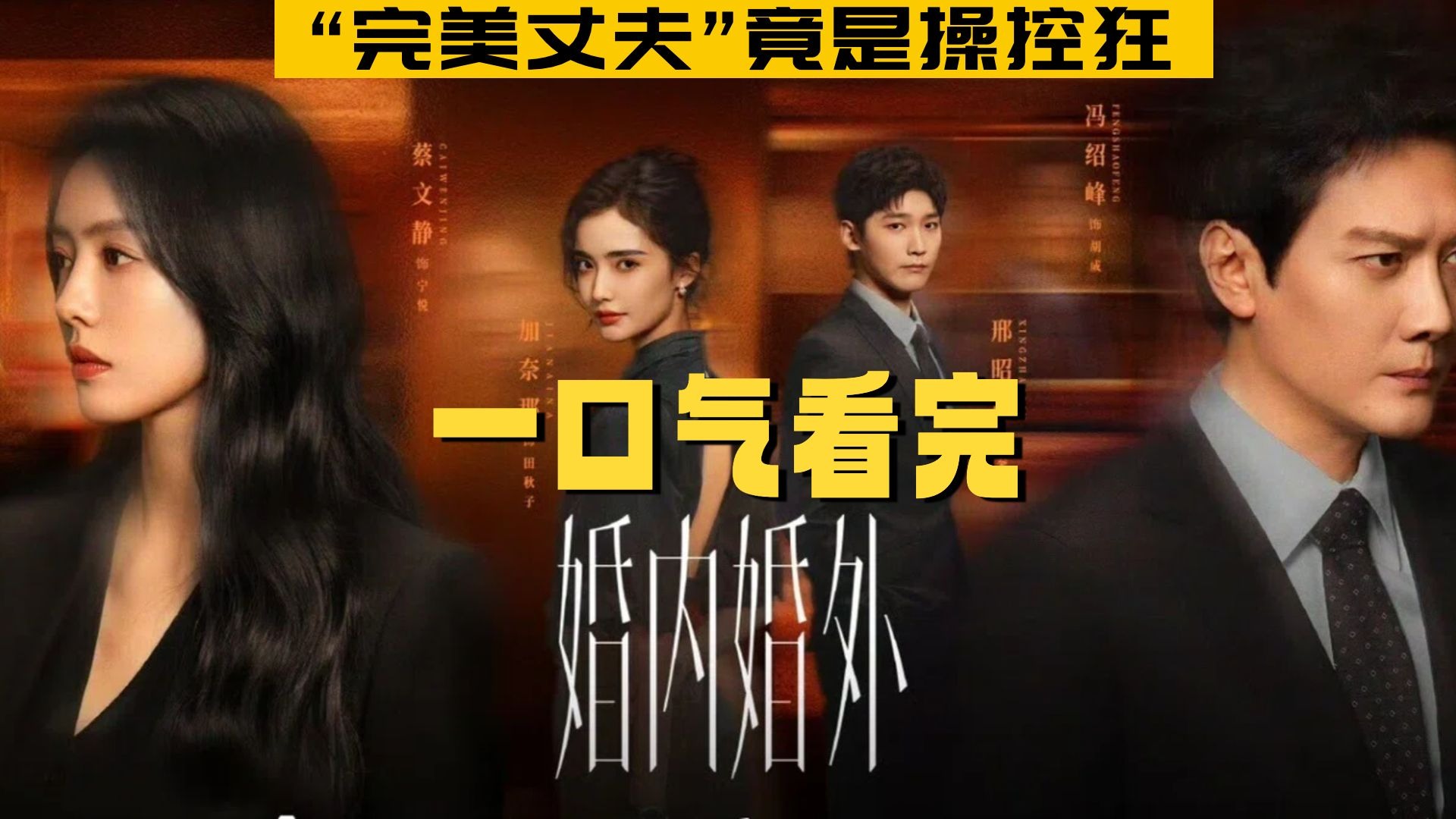 一口气看完《婚内婚外》全集：“完美丈夫”竟是操控狂？蔡文静复仇爽剧引爆婚姻真相战