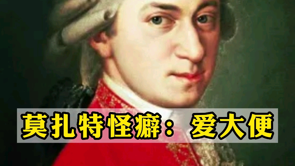 没想到，天才莫扎特居然爱大便