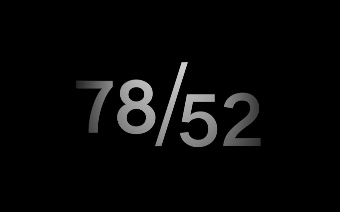 78/52：希区柯克的洗澡戏