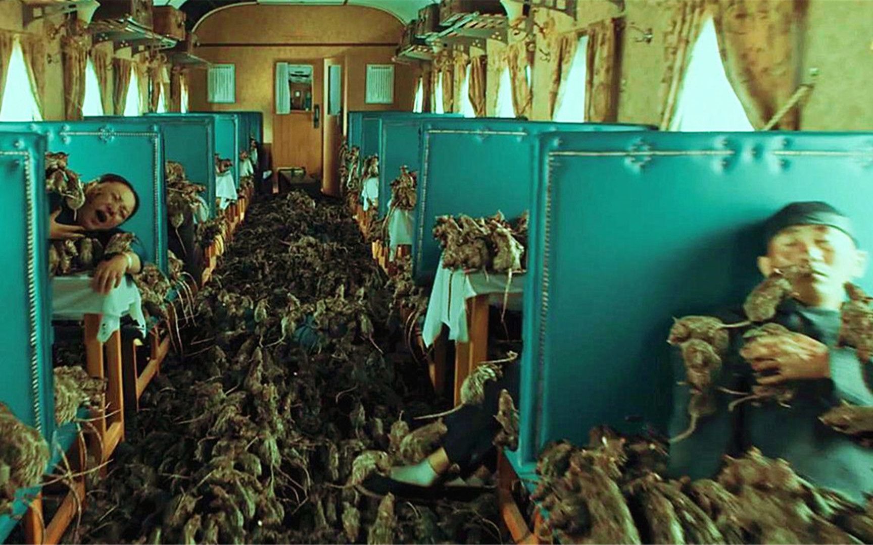 食人老鼠占领列车，疯狂撕咬人类，一秒就能吞噬活人！惊悚灾难片