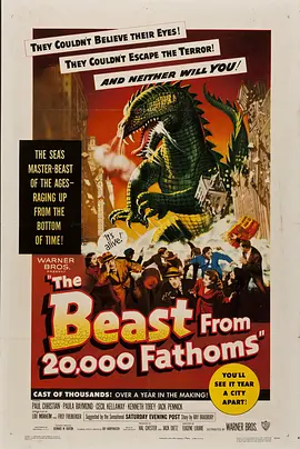 原子怪兽 The Beast from 20000 Fathoms海报